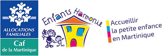 Logotype Enfants Harmonie : Accueillir la petite enfance en Martinique