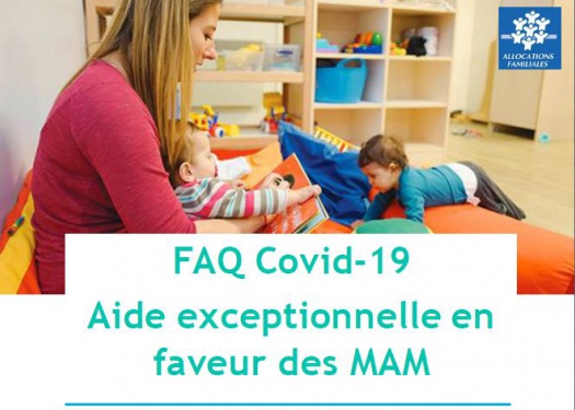 Covid-19 Guide FAQ - Aide exceptionnelle en faveur des MAM